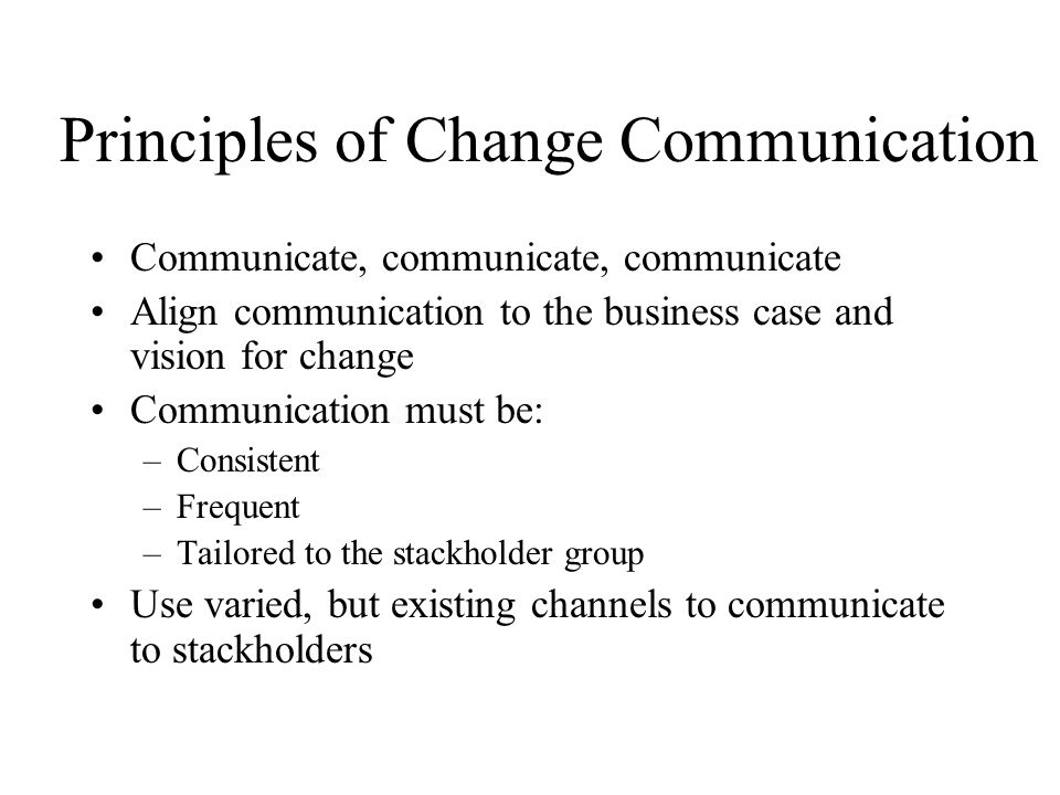 Business Communication Principles